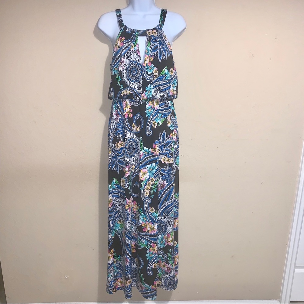 Emma & Michelle floral and paisley maxi dress S
